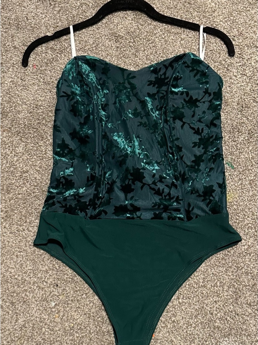 Lulu's Rich Green Sleeveless Bodysuit